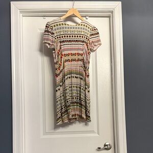 Topshop Multicolor Patterned Dress